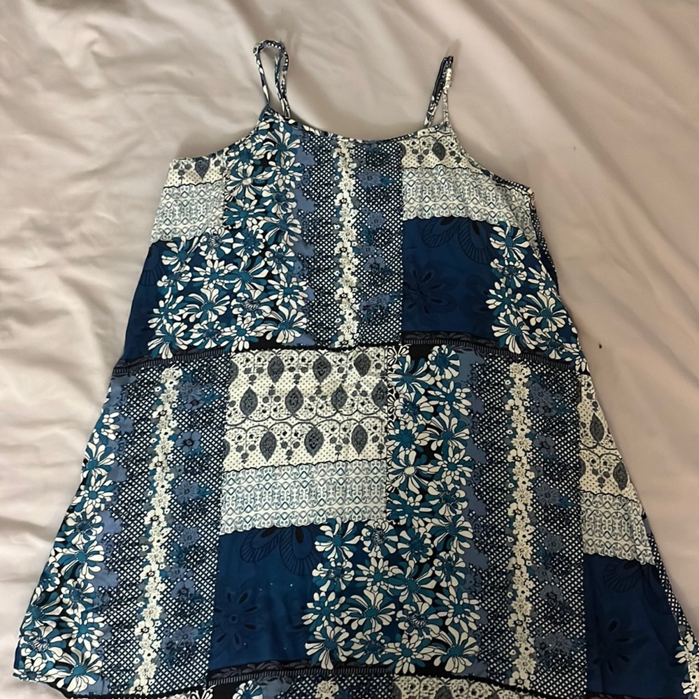 flowy floral dress